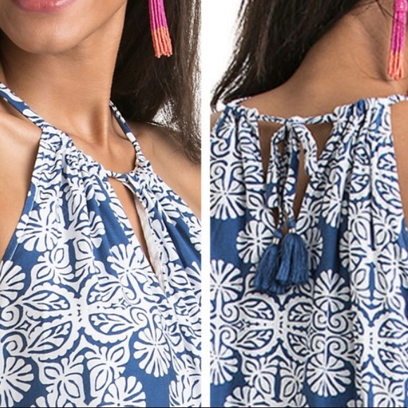 Vineyard Vines 'Mirrored Leaves' Trapeze Dress - Picture 4 of 7